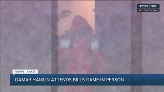 Today's Talker: Damar Hamlin attends first Bills game since cardiac arrest