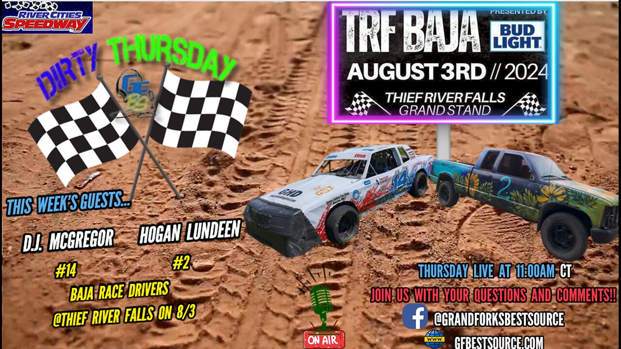 RCS Dirty Thursday - "TRF BAJA Racing & RCS Hall of Fame Inductees" with Hogan Lundeed & DJ McGregor