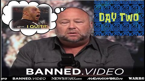 Alex Jones Throws A Tantrum Two Days In A Row