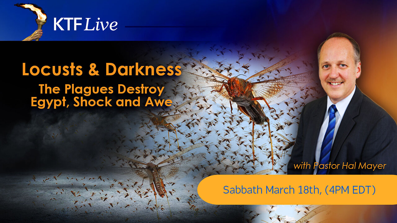 KTFLive: Locusts and Darkness - The Plagues Destroy Egypt’s, Shock and Awe