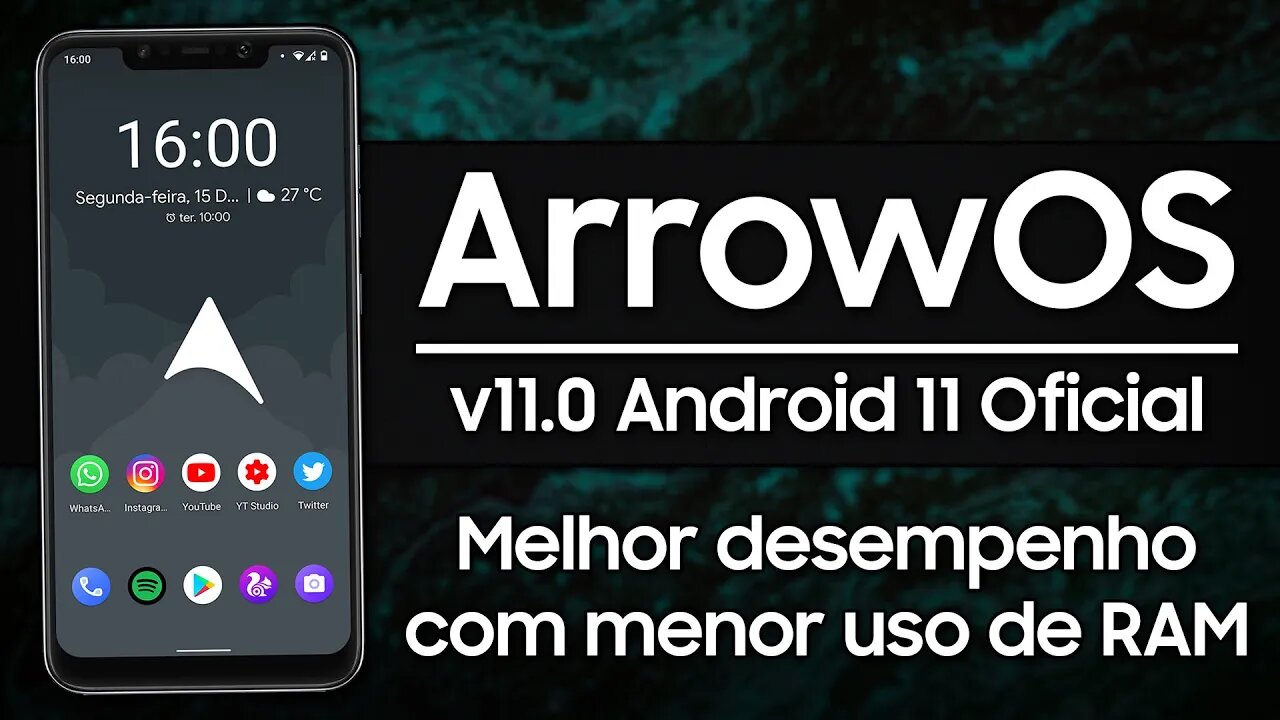 Arrow-OS v11.0 February Update | Android 11 | MENOR uso de RAM com maior DESEMPENHO