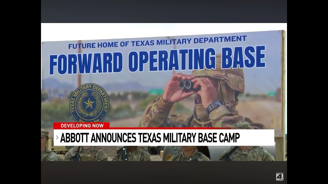 Gov. Abbott launches construction of New Base Camp to secure the border