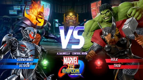 Dormammu & Ultron VS Hulk & Thor Marvel vs Capcom Infinite