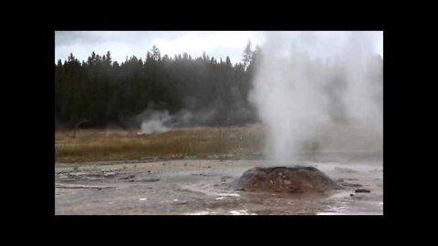 Pink Cone Geyser-Pink Geyser dual eruption (HD)