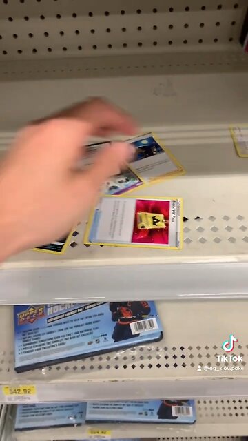 Someone stole Pokemon cards from Wal Mart