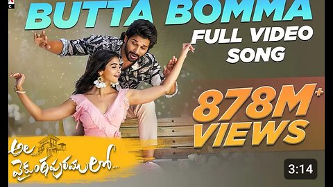 ButtaBomma Full Video Song 4K #AlaVaikunthapurramuloo Allu Arjun Thaman S Armaan Malik