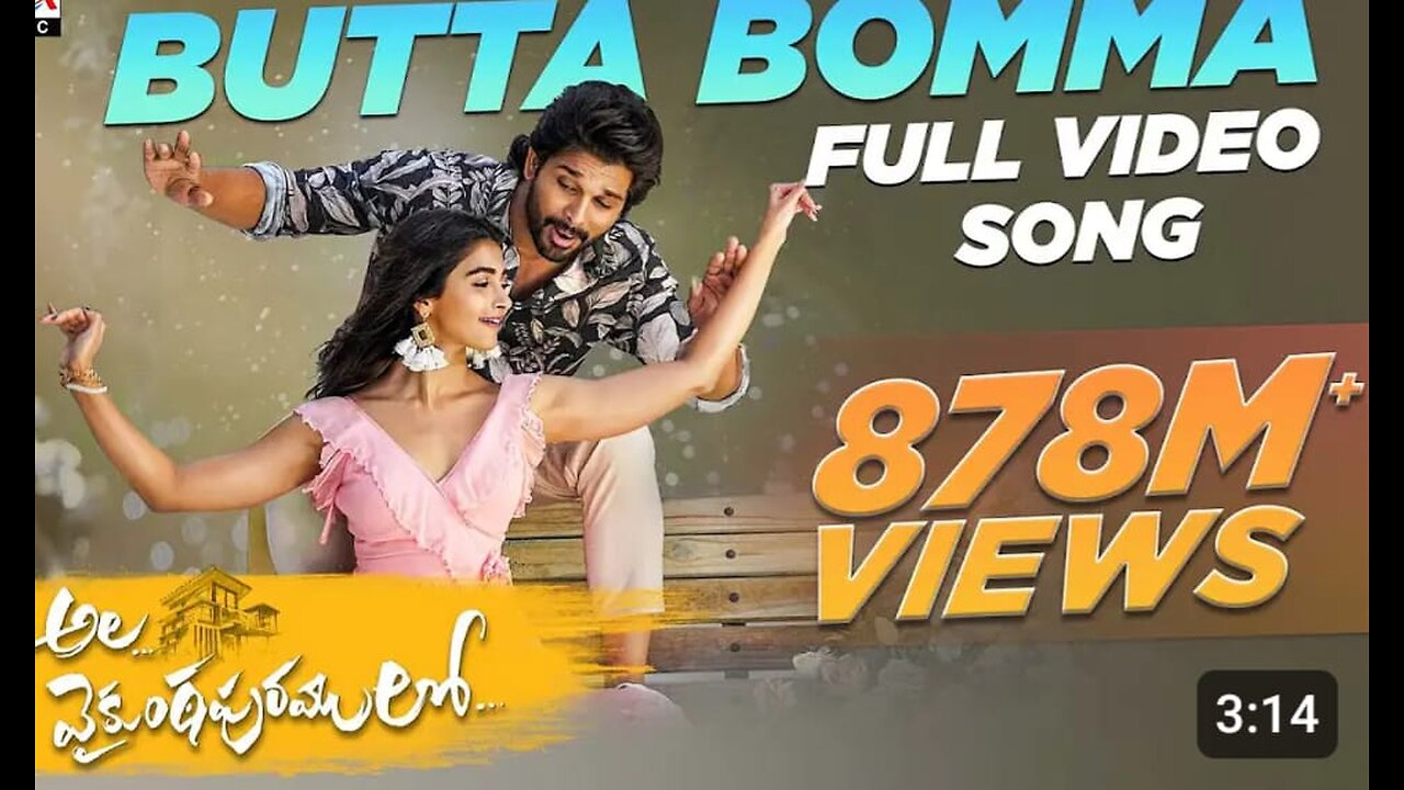 ButtaBomma Full Video Song 4K #AlaVaikunthapurramuloo Allu Arjun Thaman S Armaan Malik