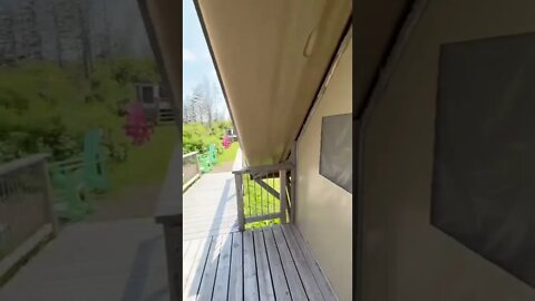 View from our oTENTik cabin