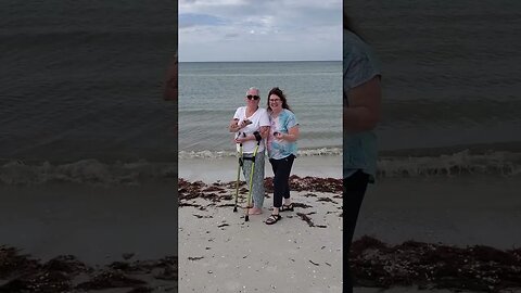 looking for seashells at Ft. Meyers Beach, FL. November 16th 2023