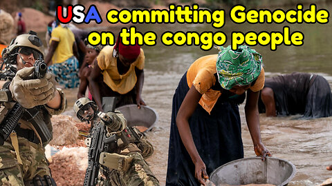 USA COMMITTING GENOCIDE ON THE CONGO PEOPLE TO STEAL THEIR LAND TO BUILD FACTORY