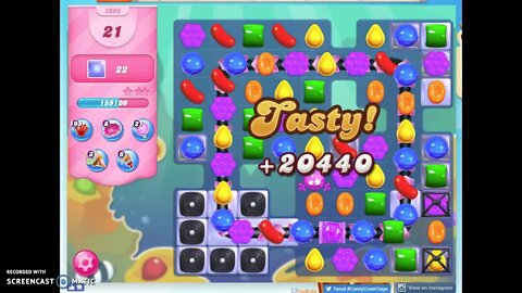 Candy Crush Level 2099 Audio Talkthrough, 1 Star 0 Boosters