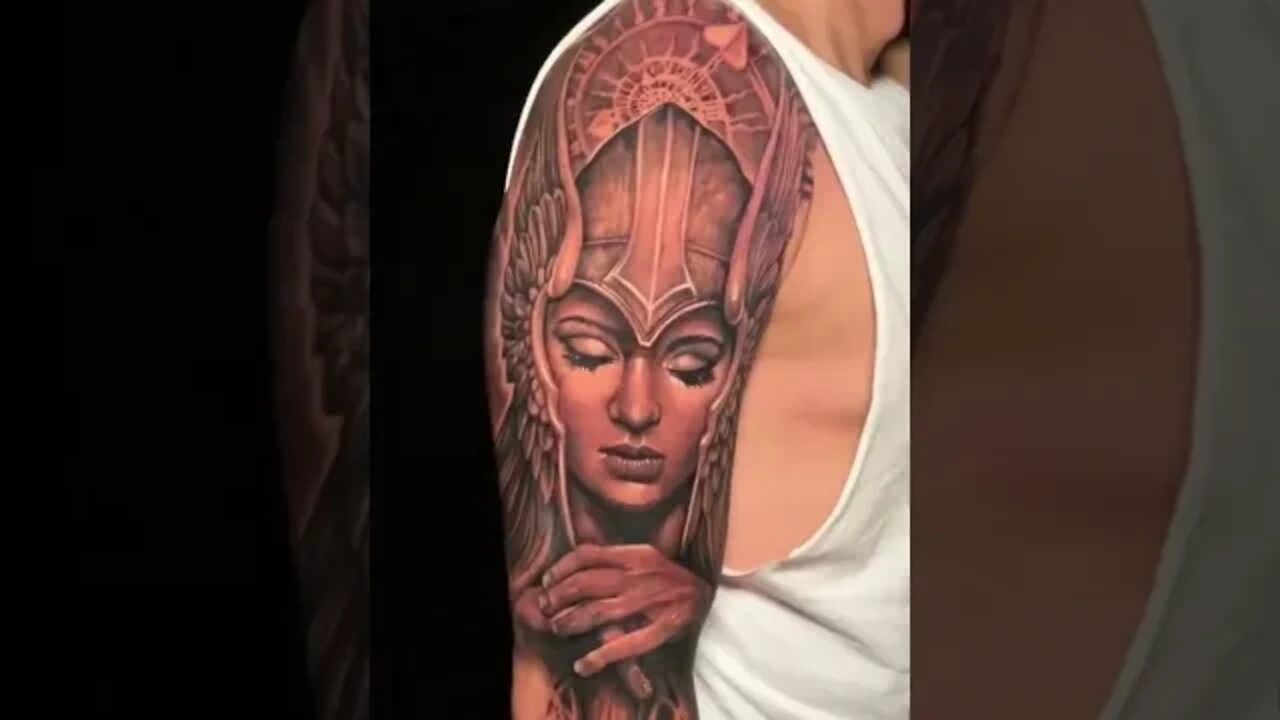 Stunning work by hendricshinigamibali #shorts #tattoos #inked #youtubeshorts