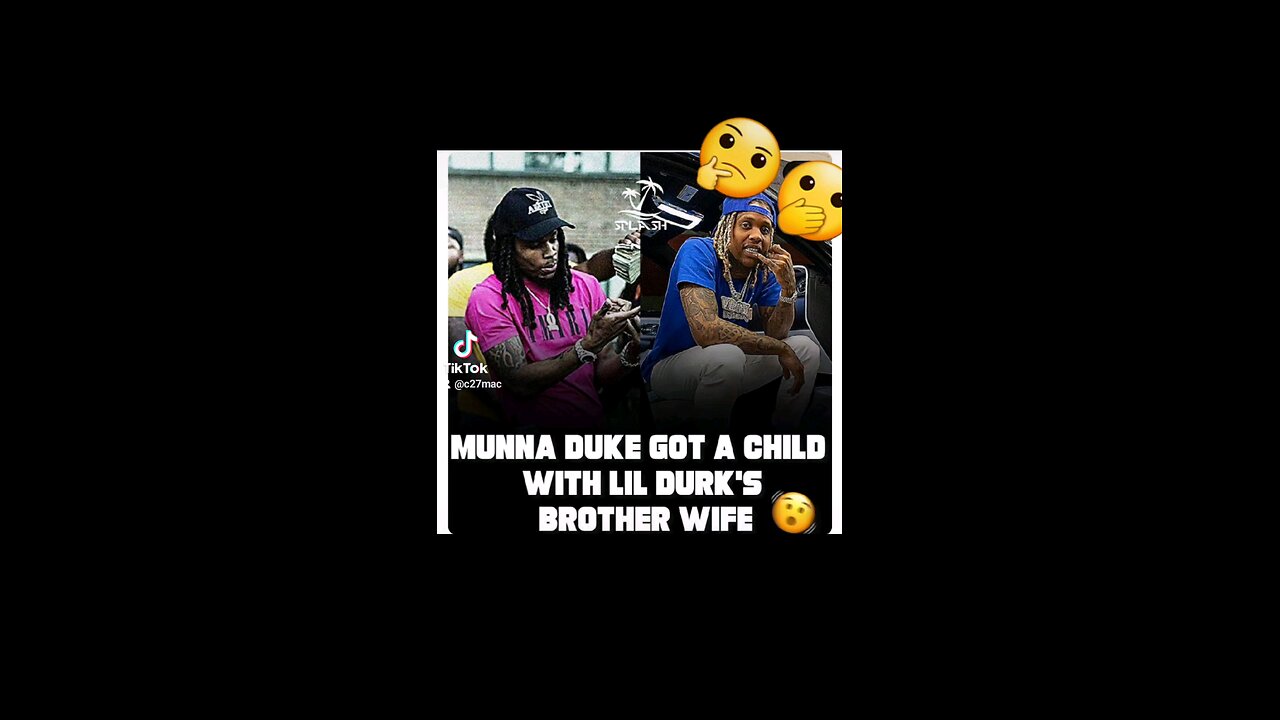 Munna Duke has a child with Lil Durk Little Brothers wife😮😮