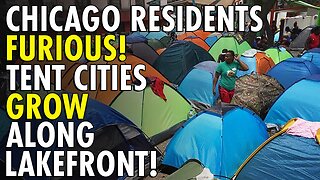 Tent cities continue to grow along Chicago's lakefront, sparking concerns for residents