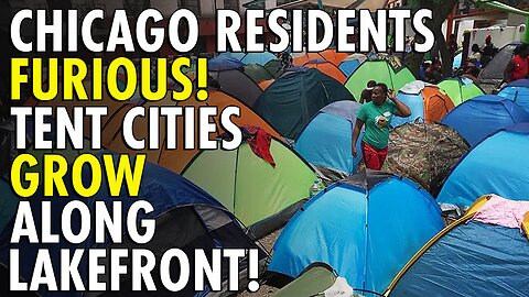 Tent cities continue to grow along Chicago's lakefront, sparking concerns for residents