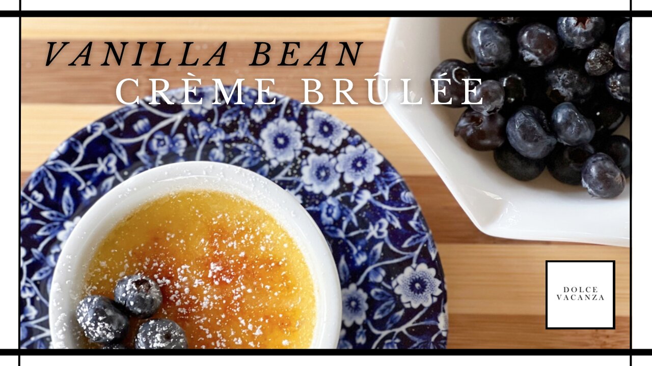 Vanilla Bean Crème Brûlée