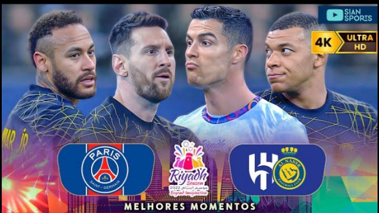 THE WORLD STOPPED TO WATCH C.RONALDO, MESSI, NEYMAR AND MBAPPË IN THE LAST MEETING OF THE LEGENDS!