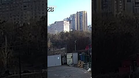 RUSSIANS SHOOT MISSILE AT RUSSIAN APARTMENT BUILDING