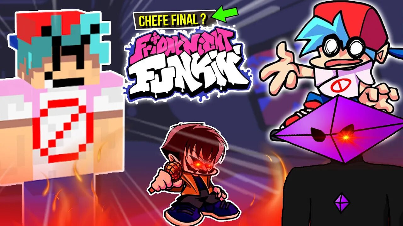 MINECRAFT vs FRIDAY NIGHT FUNKIN ?! 😈 NOVOS mods no FNF - Rk Play