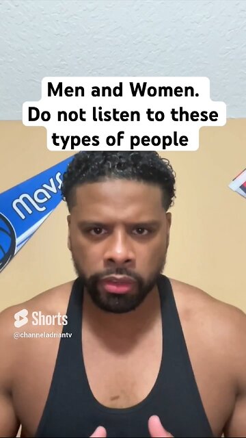 Men and Women. Do not listen to these types of people #shorts #success #motivation #goals #mindset