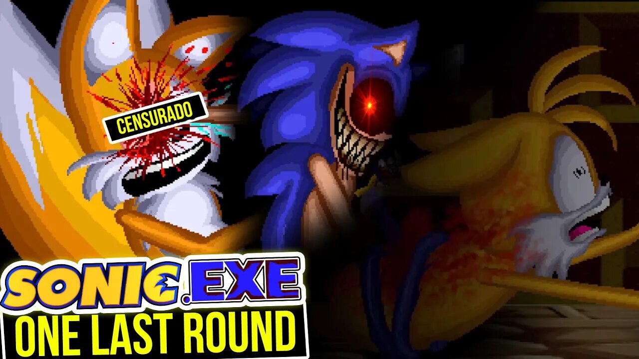 Sonic.exe One Last Round 😈| Todos os Finais PERTUBADORES do Tails - Rk Play