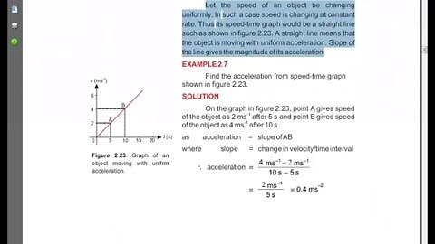 8th PHYSICS CH#2 Q 15speed time graph