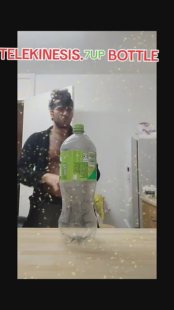 #Telekinesis 7Up bottle