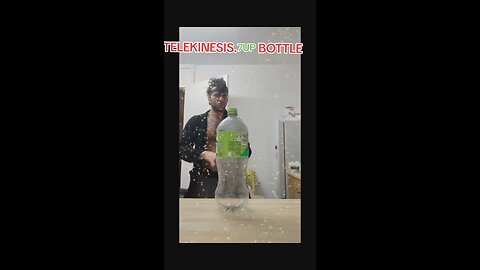 #Telekinesis 7Up bottle