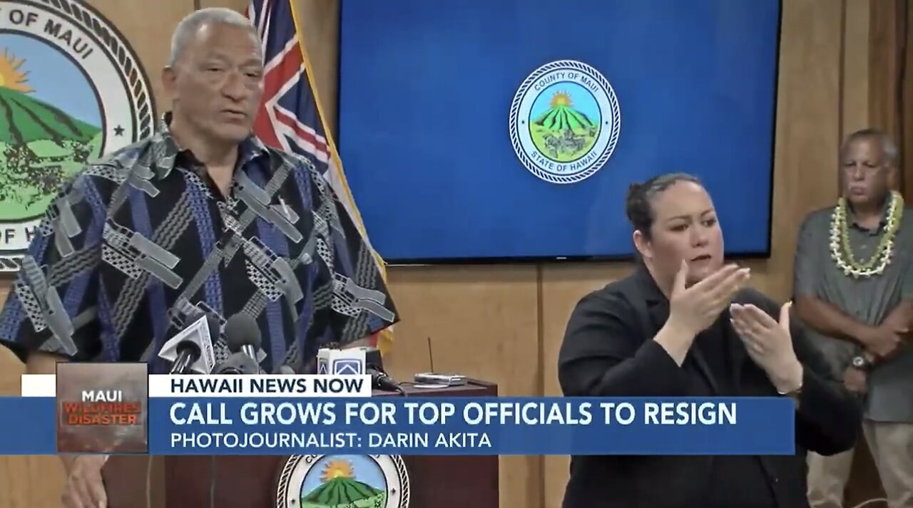 BREAKING: Maui Mayor Faces Calls To Resign From Public