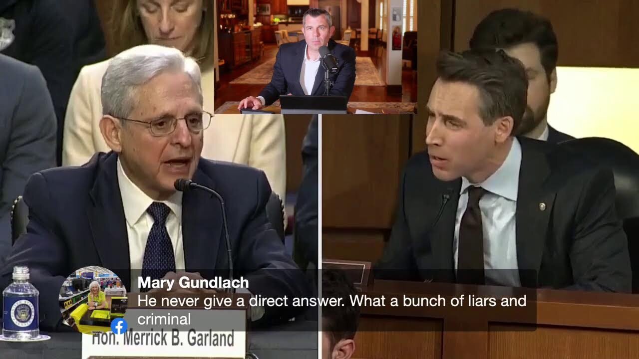 BREAKING: Senator Hawley accuses Attorney Gen. of ANTI-CATHOLICISM