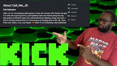 Kick Streamers - Update Your Social Links Today