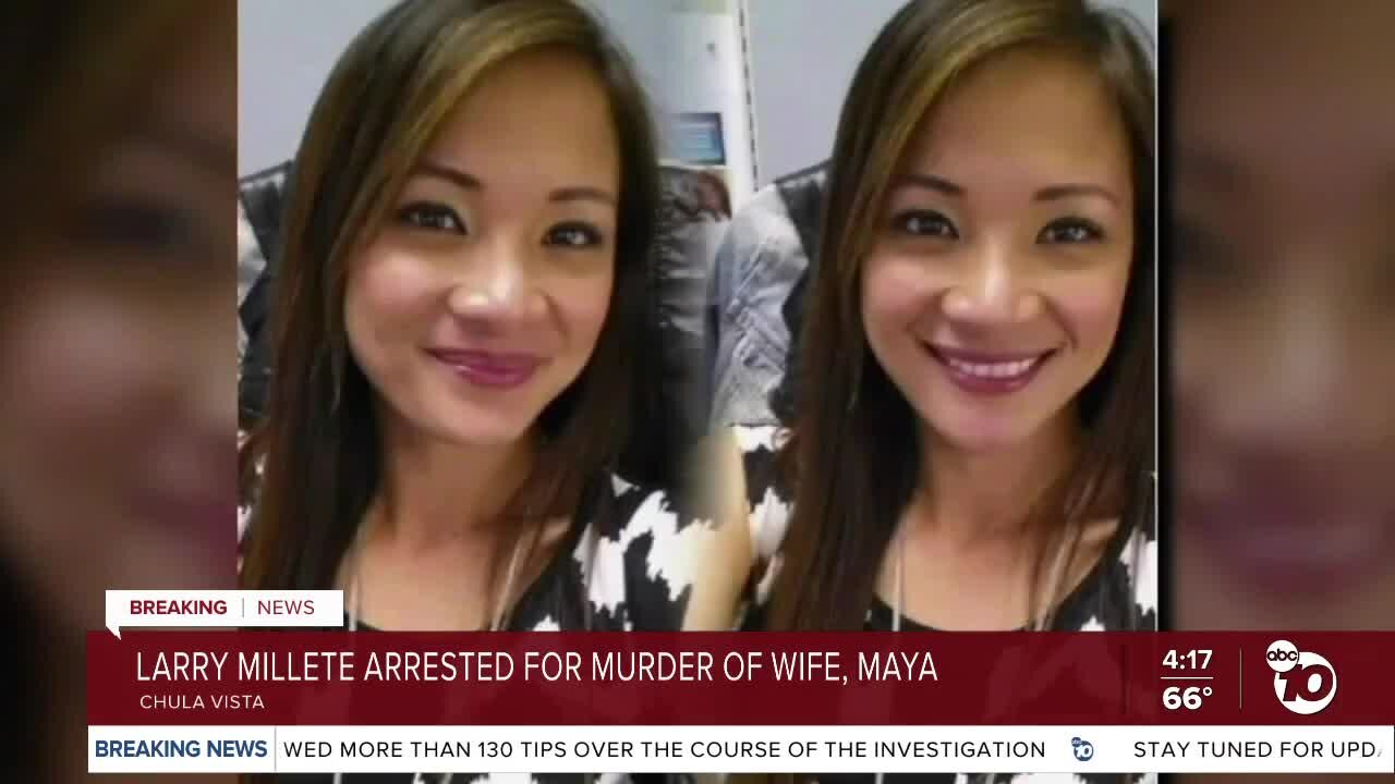 Larry Millete arrested for murder of missing Chula Vista wife, Maya