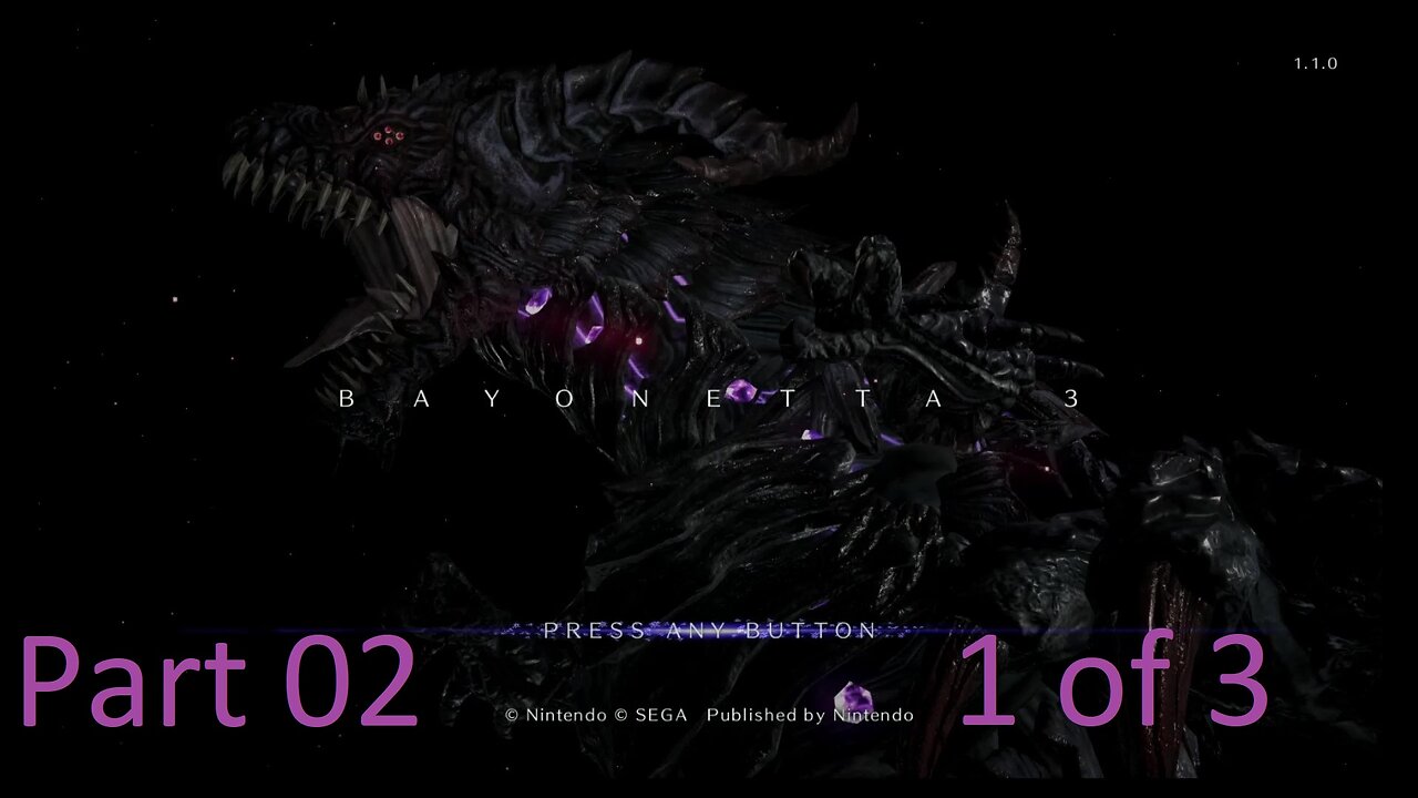 Bayonetta 3 part 02 (1 of 3) WARNING NAIVE ANGEL MODE OFF!!!