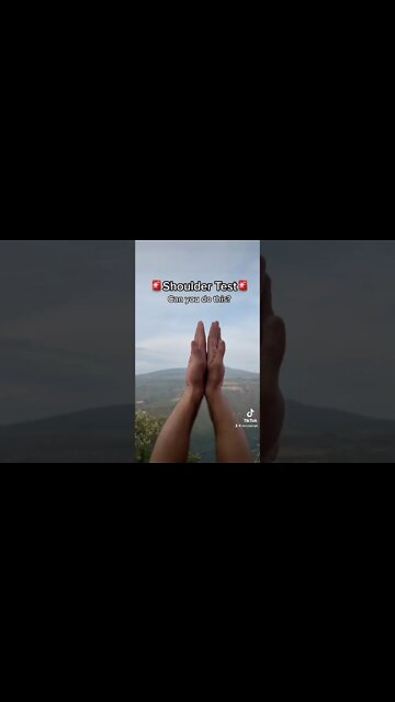 Shoulder health test: can you do this?