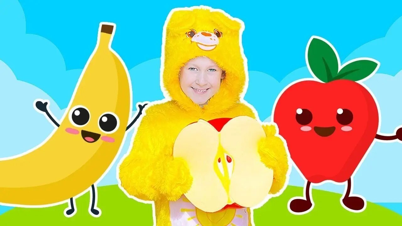 Apples and Bananas Poem 2024 - New Nursery Rhyme Songs 2024 - Cartoons for Babies - English Poems