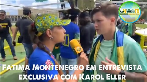 Fatima Montenegro em entrevista exclusiva com Karol Eller