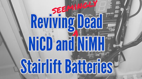 Reviving Dead NiCD and NiMH Stairlift Batteries e.g. Acorn