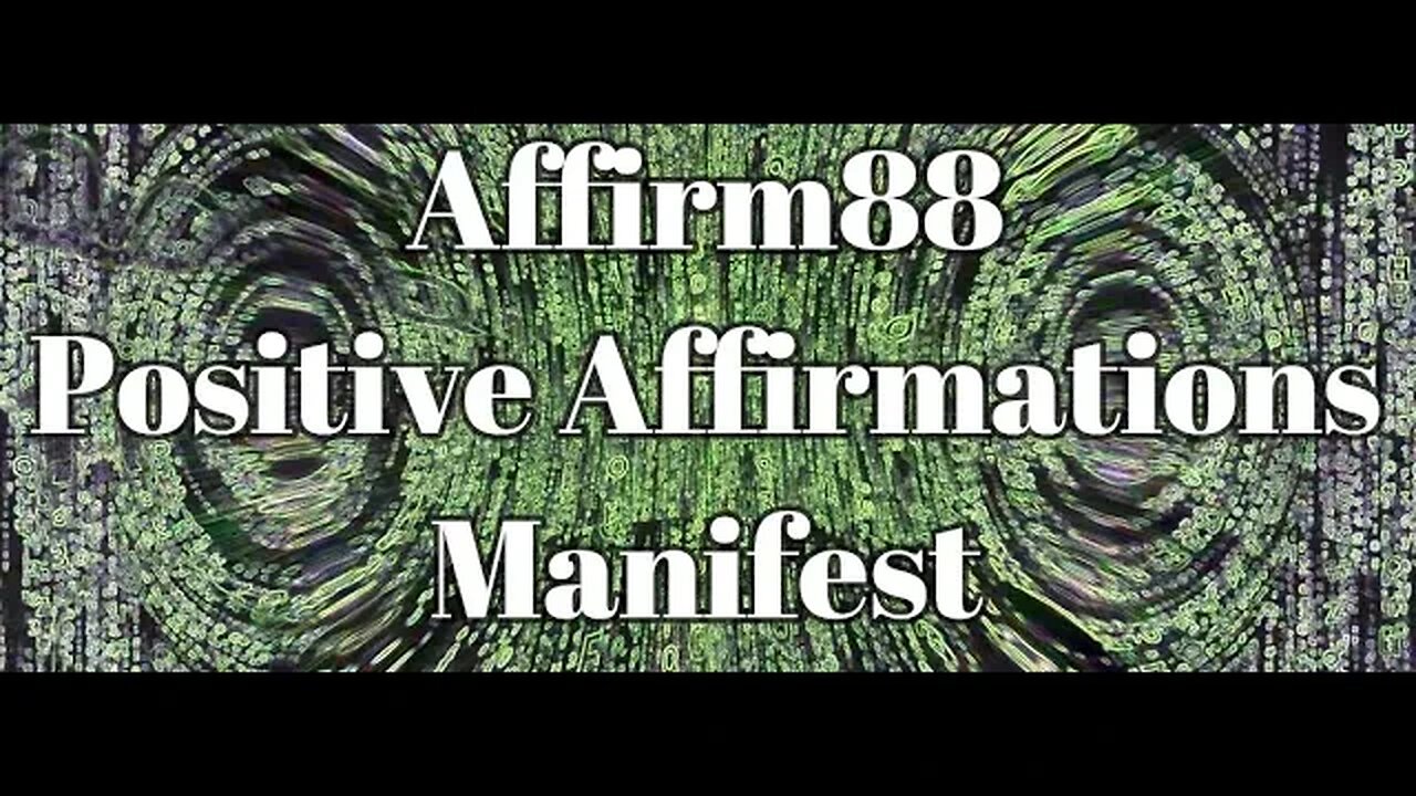 Manifest - Positive Affirmations - Manifest Law of Attraction