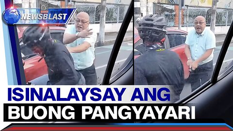 Isinalaysay ng siklista ang buong pangyayari kaugnay sa road rage incident ng isang retired police