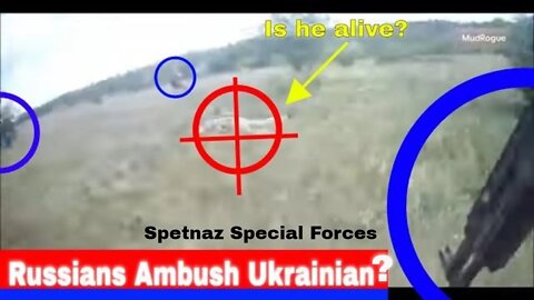 Two Camera View (alleged) Ambush Raw Drone Footage Две камеры просматривают кадры из засады с дронов