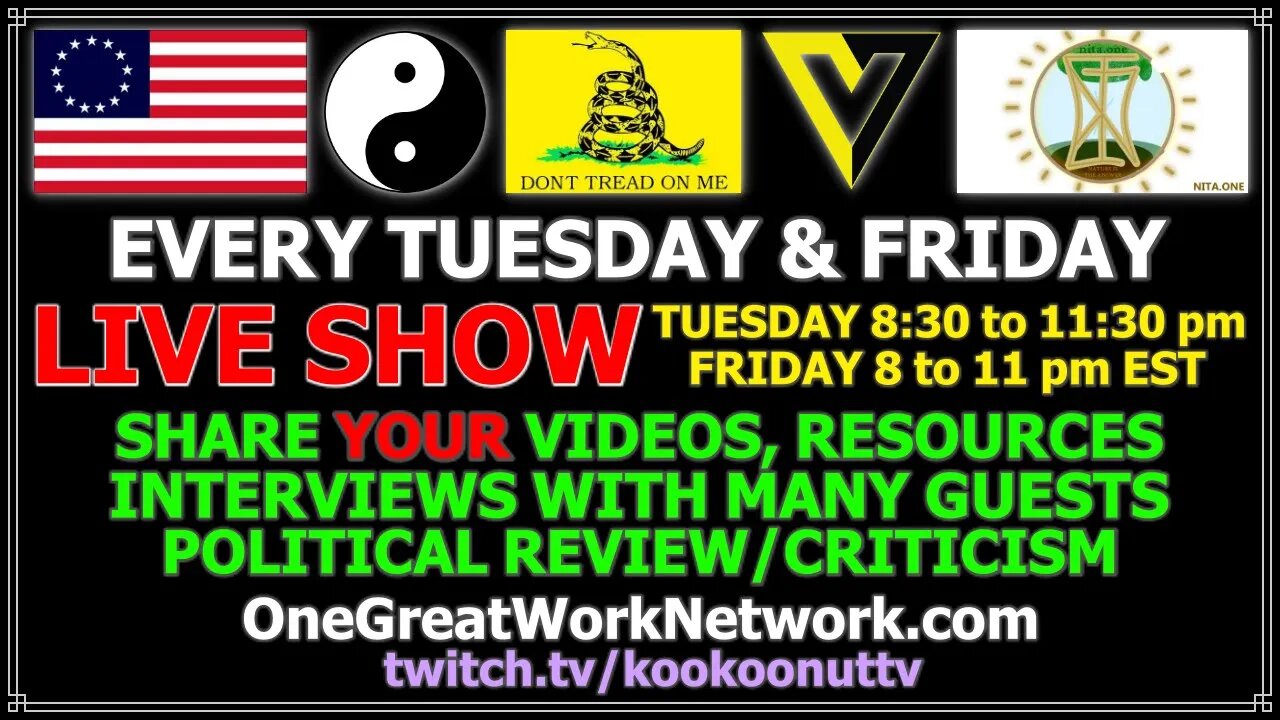 My LIVE Show YOU Can Join & Share + Second Channel With Active Uploads - Cory Endrulat
