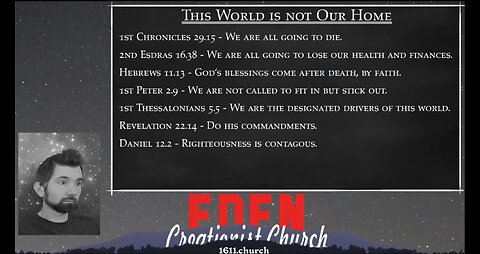 THIS WORLD IS NOT OUR HOME - KJV Bible Preaching