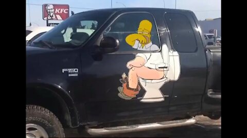 Classy paint job spotted in Alberta.