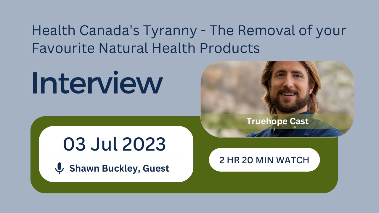 Health Canada Tyranny: The Removal of your Favourite Natural Health Products