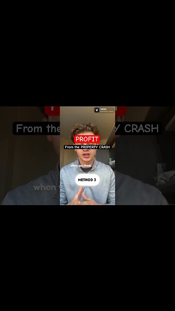 How to profit from the property crash!? #shorts