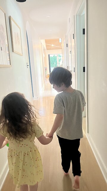 My 2 year old and I cover our favorite Beatles song !