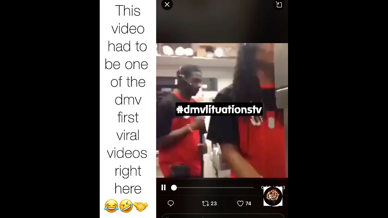 This right here is a DMV classic never let this video fade away from the animal