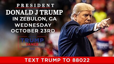 President Trump in Zebulon, GA