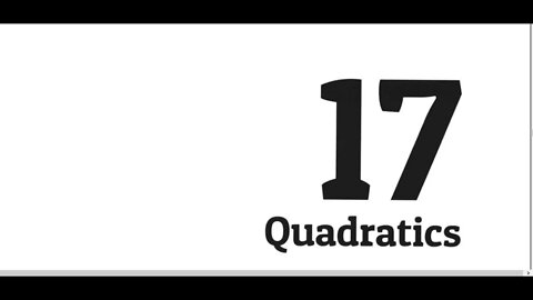 Chapter17 Part 1 (QUADRATICS: Q1 up to Q10) , #Panda #SAT Exercise 2nd Edition