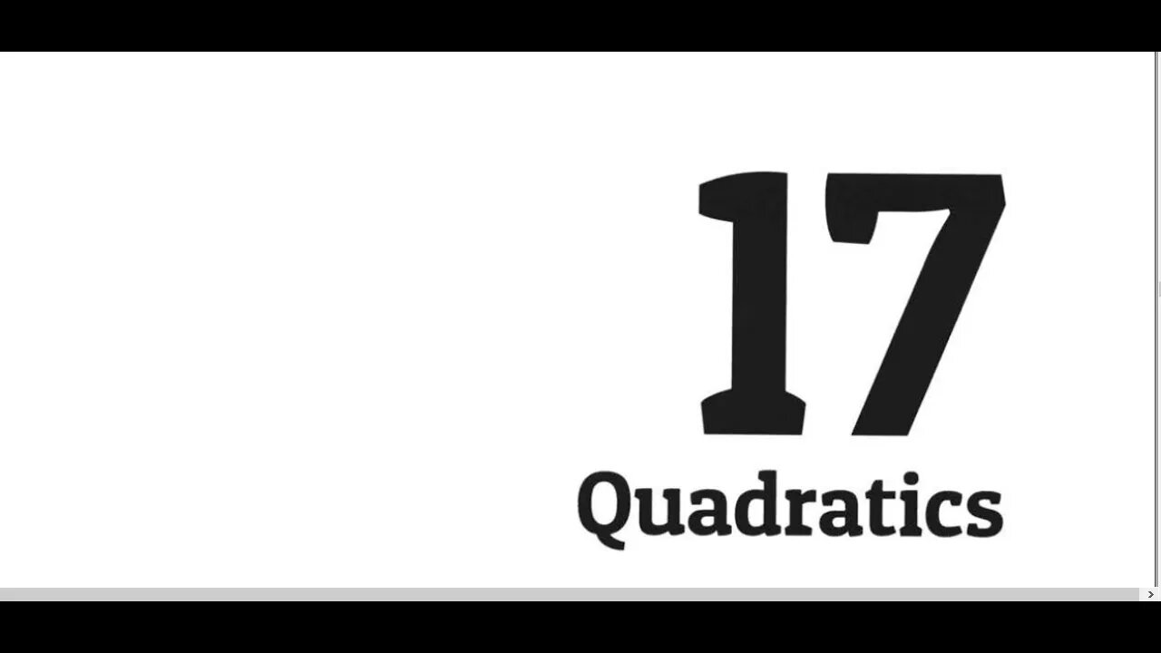 Chapter17 Part 1 (QUADRATICS: Q1 up to Q10) , #Panda #SAT Exercise 2nd Edition